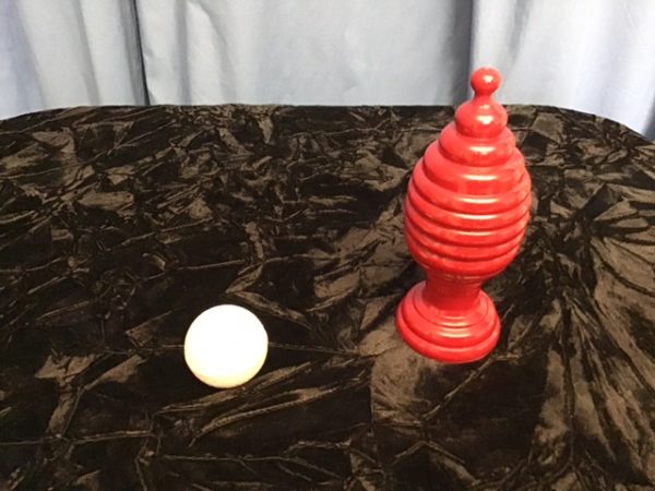 Golf Ball & Silk Vase