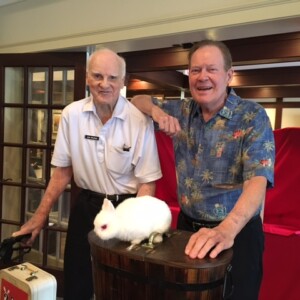 Mentor John Stanfield (age 95) in 2019 with David