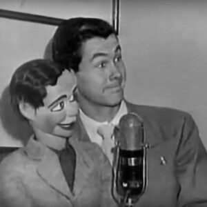 Johnny Carson as Ventriloquist, 1950's