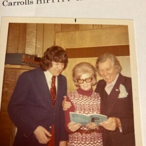 Presh & Harold Taylor with David 1973