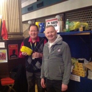 David with Quentin Reynolds at Blackpool