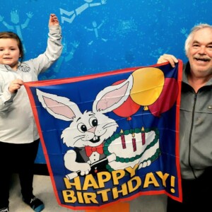 Steve Kilgore and his granddaughter Jaylin