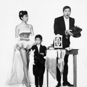 Jerry Lewis, in his 1958 movie, "The Geisha Boy."